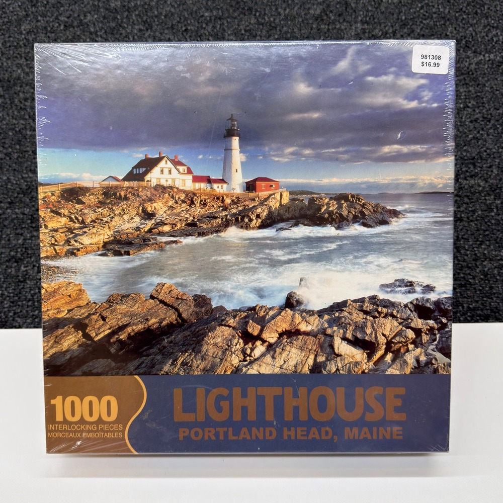 Springbok 1000 Piece Jigsaw Puzzle Portland Head Maine Lighthouse‎ 1JIG10280 NEW